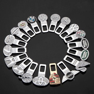 Chốt an toàn xe hơi, chốt khóa cài dây an toàn ô tô, chốt an toàn ô tô, chất liệu kim loại, đính đá swarovski