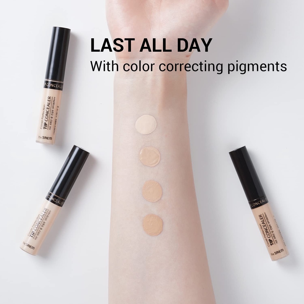 Kem che khuyết điểm The Saem Cover Perfection Tip Concealer - Ninishop