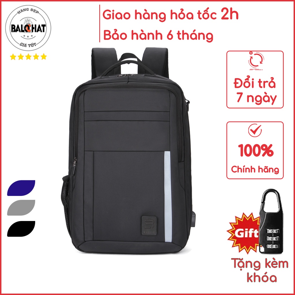 Balo thời trang chống nước đựng laptop 15.6inch, hãng SHUAI BO, phù hợp cho học sinh, sinh viên, người đi làm-632