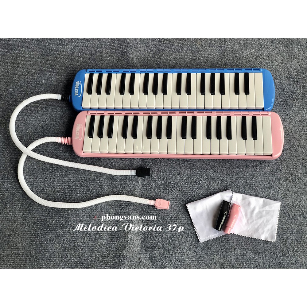 Kèn Pianica Victoria 37 phím, Kèn Melodion 37p màu hồng màu xanh