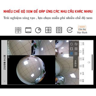 Camera Wifi V380 Pro Ốp Trần Xem Toàn Cảnh 360 độ Không Góc Chết, cảm biến CMOS, không dây-Bảo Hành 12 Tháng