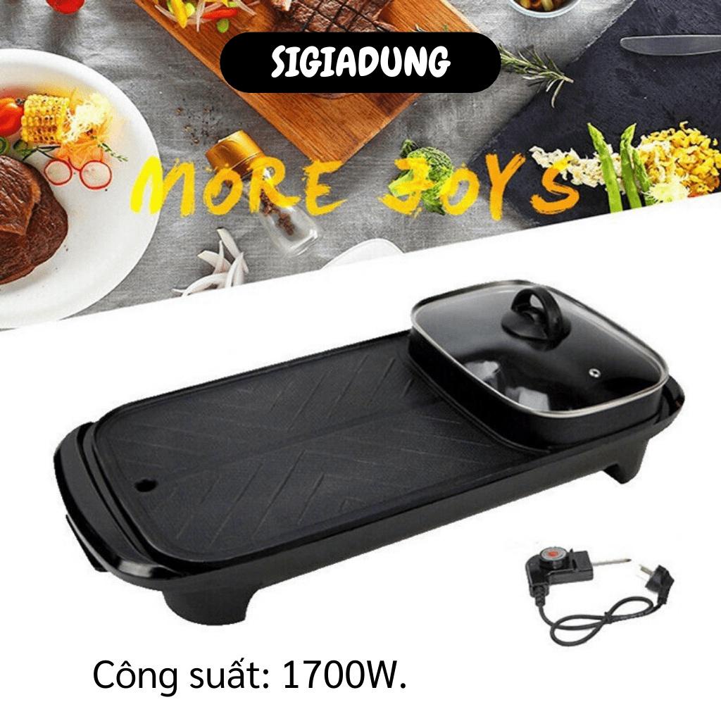 [SGD] Bếp Nướng - Bếp Lẩu Nướng Điện 2in1 Mini, Cao Cấp, Dễ Dàng Vệ Sinh 4904