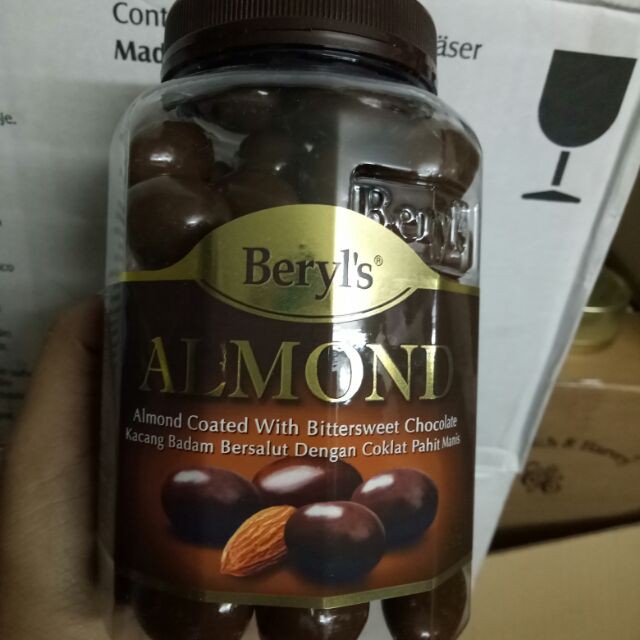 Chocolate Beryl's Almond Bittersweet hủ 450gr