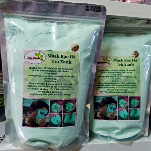 1kg  mặt nạ dẻo bạc hà handmade
