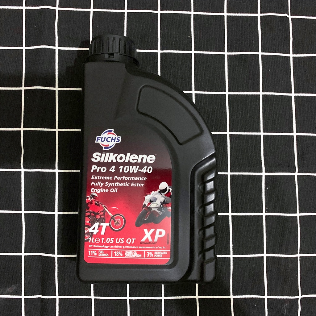 Nhớt Fuchs Silkolene 10w40 nhập khẩu chính hãng 100%, chạy phố chạy tour đều mượt mà êm ái không lo bị nóng