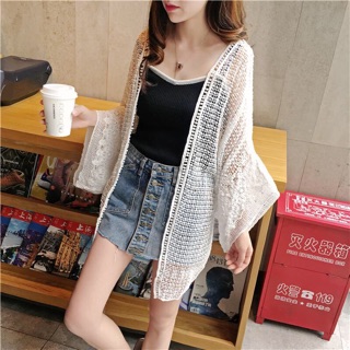 Áo lưới đi chơi đi biển