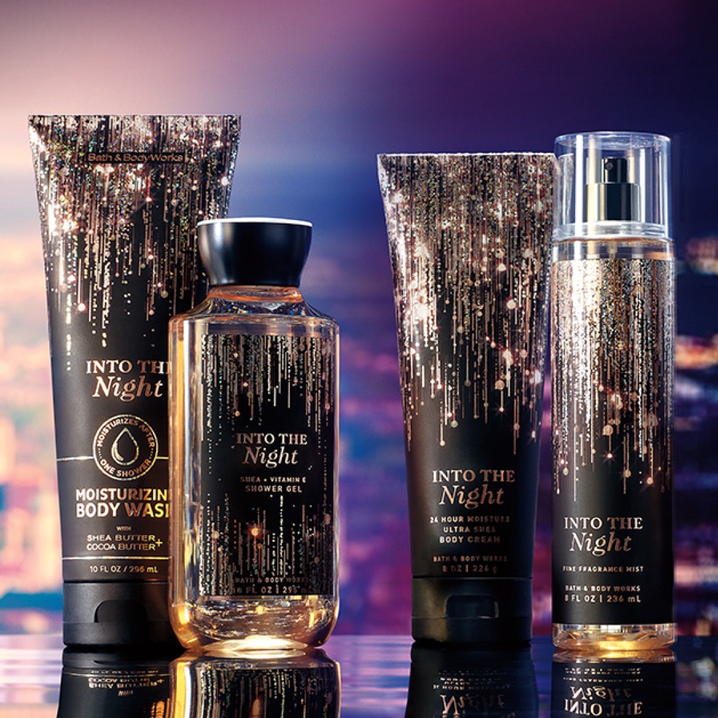 ..::✨Xịt toàn thân Body Mist Bodymist Bath & Body Works - Into The Night fullseal/236ml✨::..