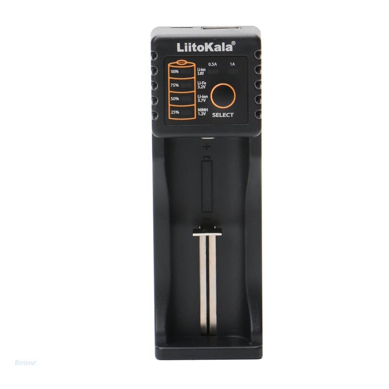Bộ Sạc Pin Bonjour Lii-100 Cho 26650 16340 Rcr123 14500 Lifepo4 1.2v Ni-Mh Ni-Cd