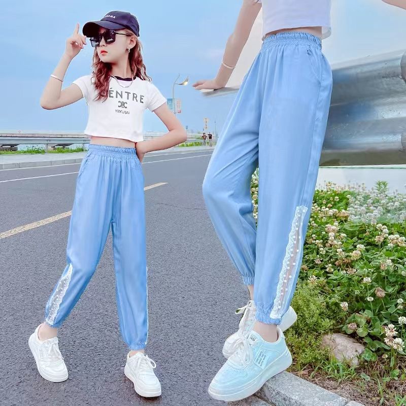 Quần Dài Denim Tencel Siêu Mỏng Chống Nắng Thoáng Khí Phong Cách Mới