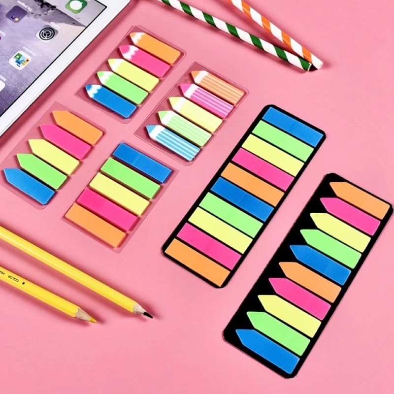 Set 100/200 Tờ Giấy Ghi Chú Phân Loại Tiện Lợi