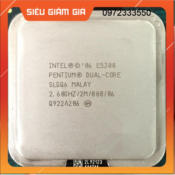 CPU CORE 2 DUO Intel - Socket 775 (Socket T / LGA775)