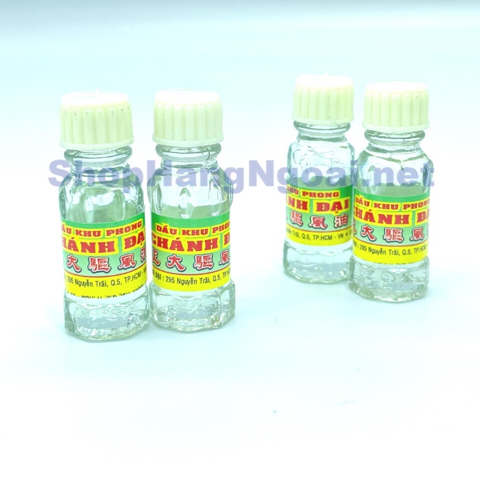 4 chai dầu nóng khu phong Chánh Đại 2ml - Nóng mạnh