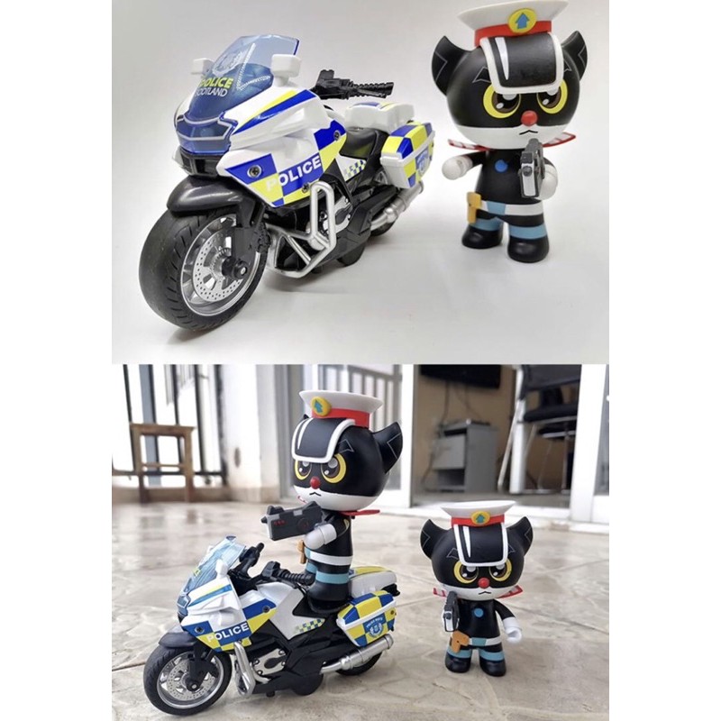 ✨ Mô Hình 1:14 Xe Mô Tô Motorcycle Police Cảnh Sát ✨ Fullbox - Ảnh thật & Clip