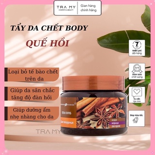 Tẩy Da Chết Body QUẾ HỒI NGA Chiết Suất Quế Hồi Và Cafe Làm Săn Chắc Làn Da Nga (380ml)