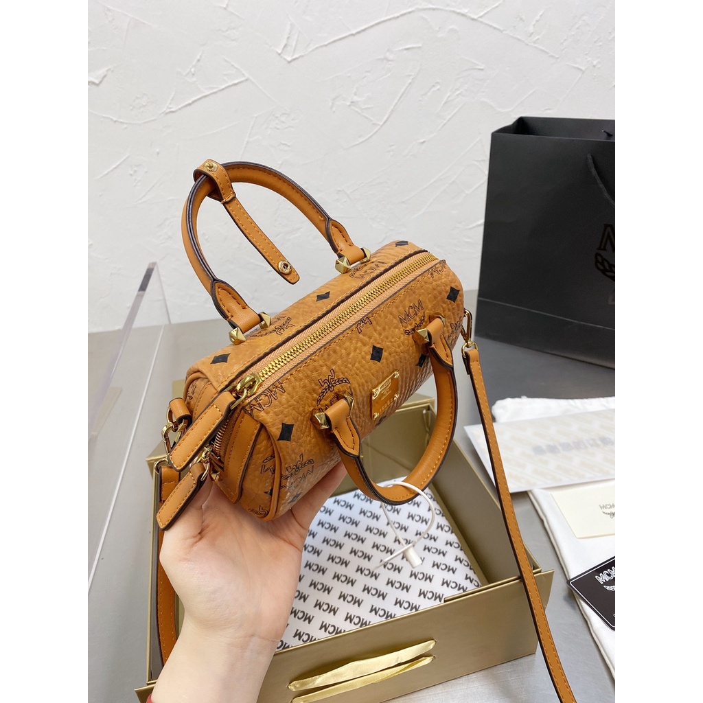 MCM Túi Đeo Chéo Phong Cách Vintage Hàn Quốc Thời Trang Cho Nữ