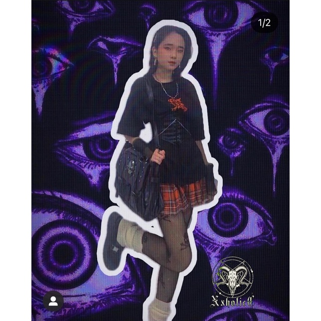 - TÚI XÁCH punk đầu lâu