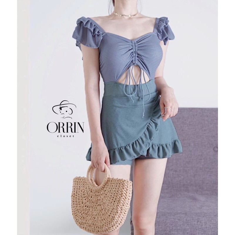 [Cạp cao che bụng] Đồ Bơi Bikini Cánh Tiên Ngắn Phong Cách Ngọt Ngào ~ ORRIN Closet
