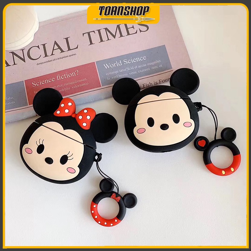 Vỏ bao Airpods - Case Airpod airpod 3 Pro  MICKEY MOUSE Siêu xinh