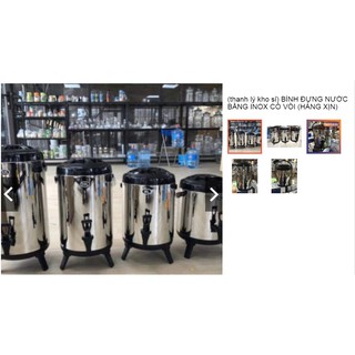 BÌNH ĐỰNG NƯỚC BẰNG INOX 2 LỚP CÓ VÒI (HÀNG LOẠI 1)