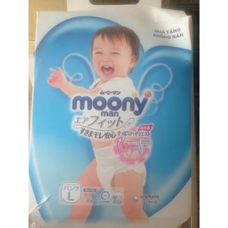Combo tã quần moony bé gái l40 /xl40 miếng