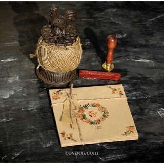Set Bì Thư Vintage Cổ Điển Và Mộc Mạc