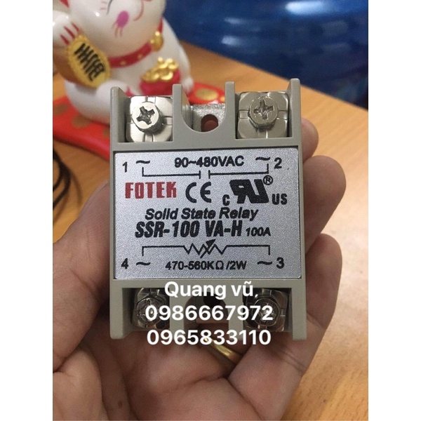 Role bán dẫn ssr fotek 100va hàng xịn tải công suất lớn