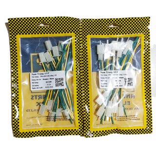 10 CẶP JACK KẾT NỐI - ĐỰC CÁI - 2 PIN