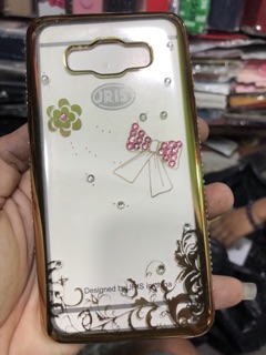 Ốp lưng samsung J5 (2016) hoa đính đá