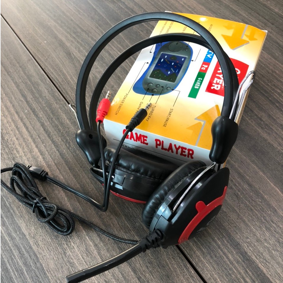 Tai nghe chụp tai game thủ có dây giá rẻ Jeqang JH 818 kèm mic -dc4415