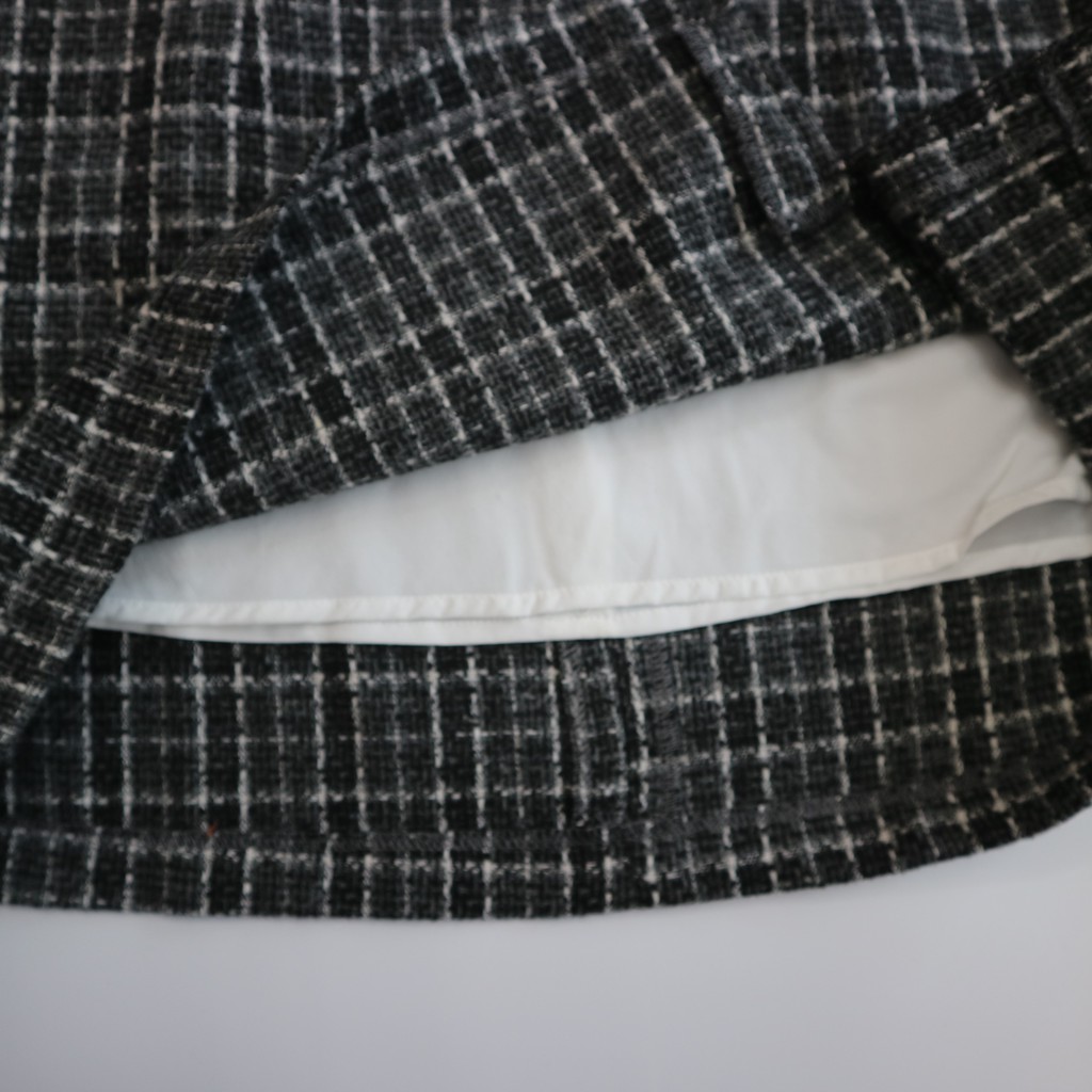 Chân Váy Nữ Dạ Ngắn Xẻ SILBER | BigBuy360 - bigbuy360.vn