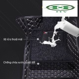 Thảm Trải Lót Sàn Ô Tô 6D Honda CRV Da PU Cao Cấp, Chống Ồn, Không Mùi, Bảo Vệ Sàn Xe_Mẫu Trám