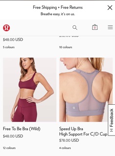 Áo Bra lululemon