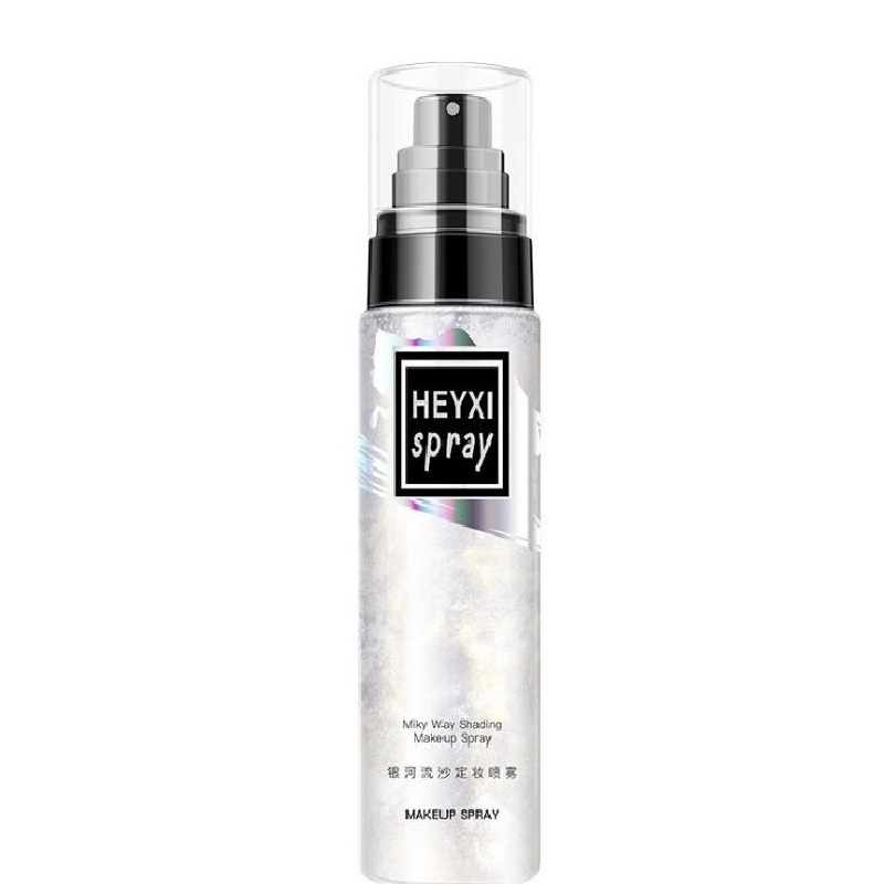 Xịt nhũ khoá trang điểm Dưỡng ẩm Giữ ẩm cố định lớp makeup HEYXI 100ML HXTD