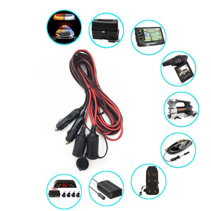 Cáp Nối Dài 3 6m SUN 12V 24V Chất Lượng Cao