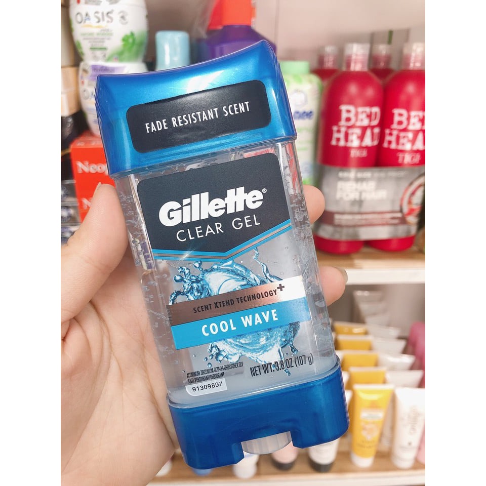 [HÀNG MỸ] LĂN KHỬ MÙI NAM GILLETTE ENDURANCE COOL WAVE CLEAN GEL