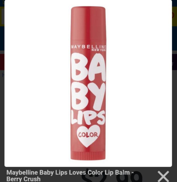 Son dưỡng Maybelline Baby Lips