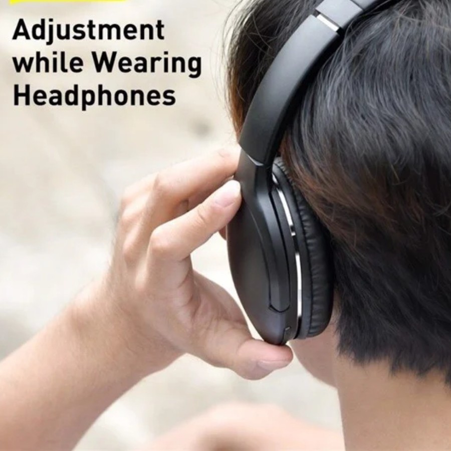 Tai nghe chụp tai không dây cao cấp Baseus Encok Wireless headphone D02 Pro LV438