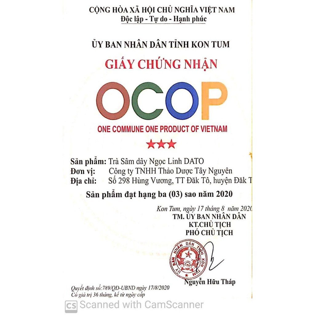 Trà túi lọc sâm dây ngọc linh dato ngon 50gr/25 ocop kon tum | BigBuy360 - bigbuy360.vn