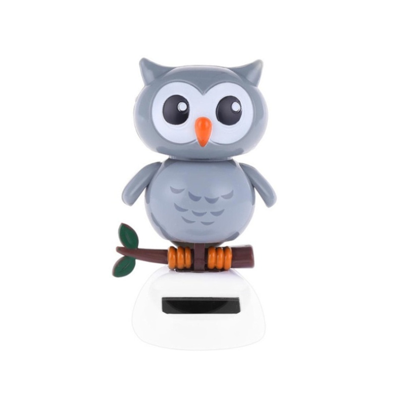 Mô Hình Chim Cú Hoạt Hình Bằng Năng Lượng Mặt Trời 5 &quot;Trang Trí Xe Hơi