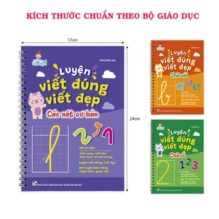 Bộ 3 Cuốn Vở Luyện Viết Thần Kỳ - Tặng Bút Tự Bay Màu (4-6 tuổi)