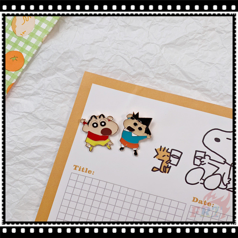 ★ Ghim Cài Áo Hình Cậu Bé Bút Chì Shin-chan - Series 02 Nowara Shinnosuke & Những Người Bạn Của Anh Ấn Tượng - Series 02 Nowara ★ 1 Huy Hiệu Cài Áo Hình Ba Lô Thời Trang