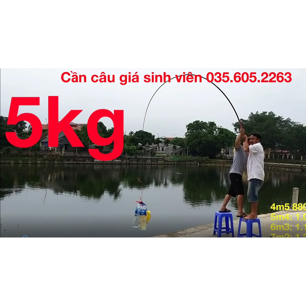 Cần câu đơn siêu bạo lực 12H Hồng Long tải cá khủng