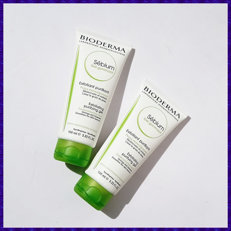 Gel Tẩy Tế Bào Chết Bioderma Cho Da Dầu Và Hỗn Hợp - Bioderma Sebium Gel Gommant Giúp Da Mịn Màng Và Thanh Khiết