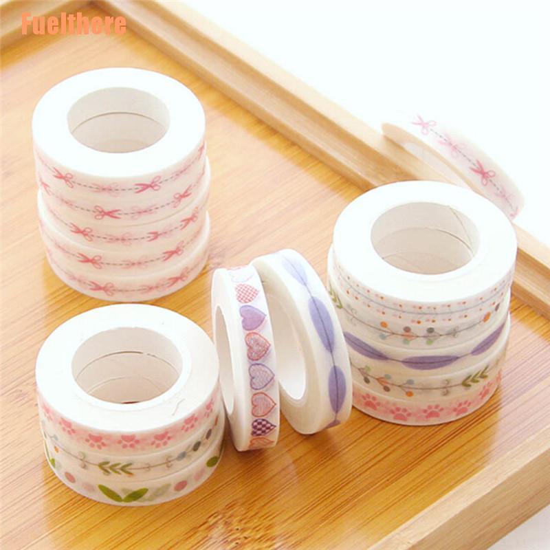 (Hàng Mới Về) Cuộn Băng Keo Giấy Mỏng Trang Trí 7mm X 10m | BigBuy360 - bigbuy360.vn