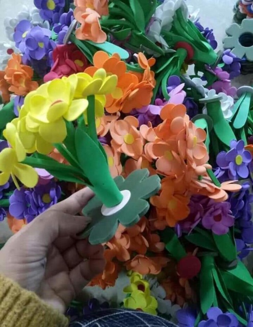 Khóm hoa lắp ghép