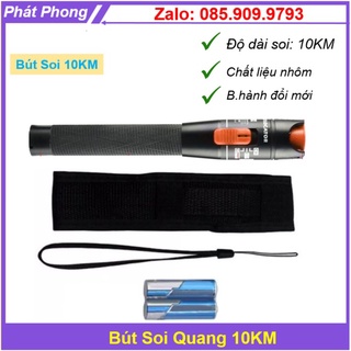 Bút soi quang, đèn soi quang 10km chất liệu nhôm