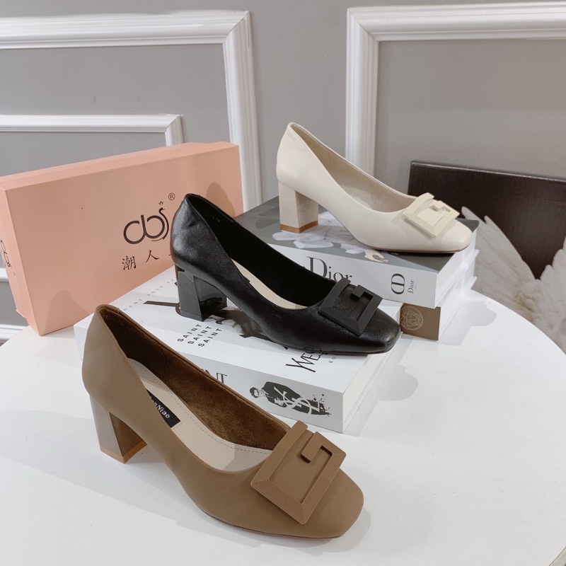 ❤️Giày cao gót vuông 9cm. Hàng quảng châu full box