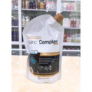 Hấp dầu Nano complex phục hồi giữ màu Lavox 500ml