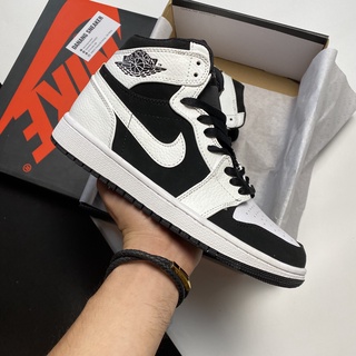 Giày jordan 1 mid white black - danang sneaker | phiên bản 1:1 chuẩn