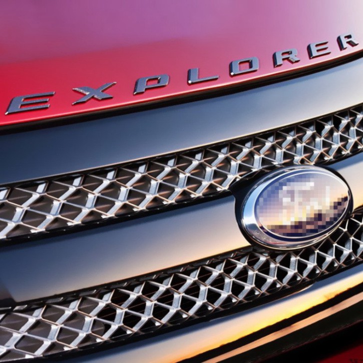 Sản Phẩm Decal 3D-Tem Dán 3D-Ô Tô-EXPLORER 3D-INOX-G40609 .